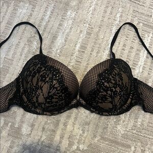 Victorias Secret Black Lace Bra